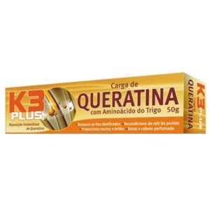 carga de queratina K3 Plus con 50g de aminoacidos de trigo